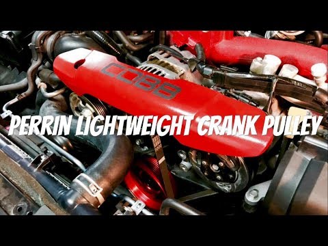 2017 Subaru STi - Perrin Lightweight Crank Pulley