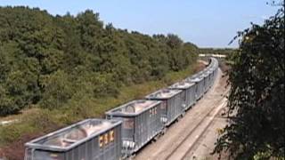 preview picture of video 'Bone Valley Railfan Series: CSX O831 Bartow to Bradley - Friday, November 18, 2011'