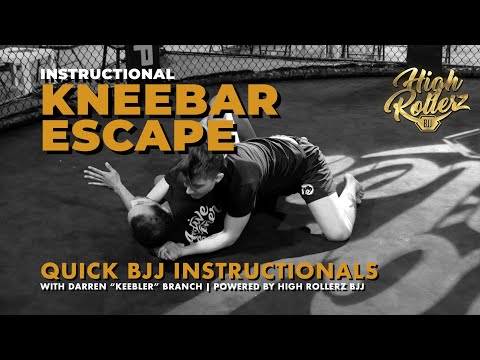 Kneebar Escape by Darren Branch | High Rollerz Academy - Jiu Jitsu Instructionals
