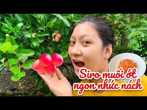 Trái siro muối ớt ăn ngon nhức nách