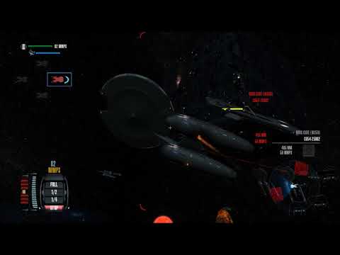 Star Trek Legacy: Ultimate Universe 2.2 - Proxima Refit Fleet vs. Borg Cubes