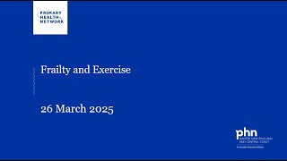 Rural Fit   Webinar Frailty & Exercise 20250326 142311 Meeting Recording 1