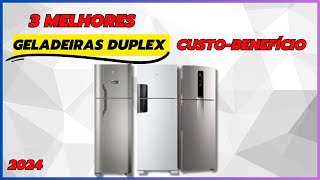 As 3 melhores GELADEIRAS DUPLEX 2024 – Custo-Benefício
