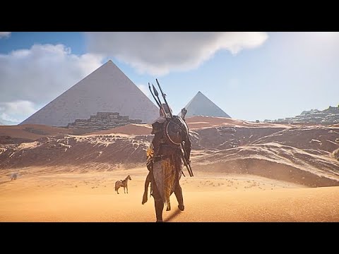 AC Origins | Climbing The Great Pyramid of Giza | PS5