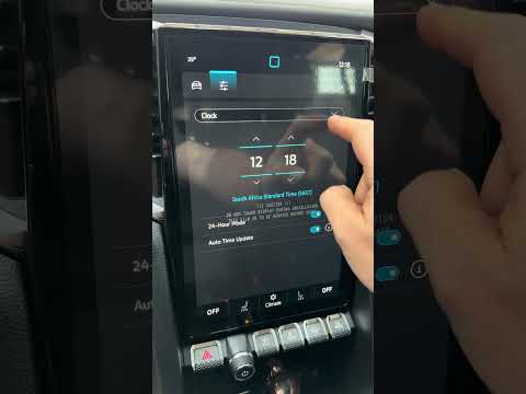 VW New Amarok Next Gen Ambient Lighting and Clock settings