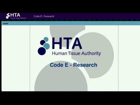 Code E: Research - HTA's updated Codes of Practice and Standards webinar Feb 2017