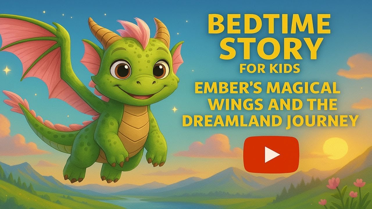 Bedtime Story for Kids: Ember's Magical Wings and the Dreamland Journey