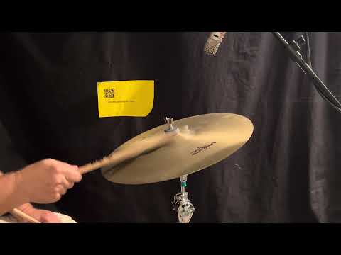 16" ZILDJIAN A series ARMAND MEDIUM THIN CRASH CYMBAL, 992 grams, BENDABLE THIN, VERY GOOD CONDITION, DEMO VIDEO! image 10