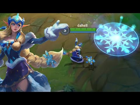 Wild Rift: Winter Wonder Soraka Skin Gameplay