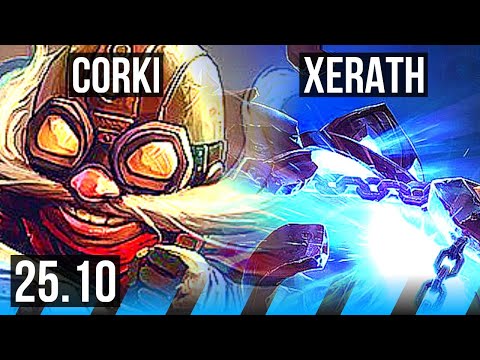 CORKI vs XERATH (MID) | KR Master | 25.10