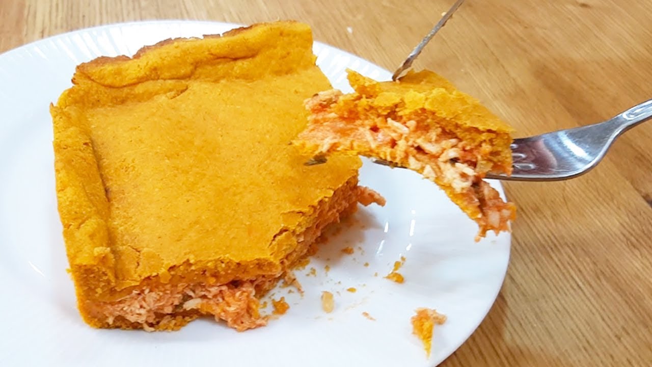 EMPADÃO FÁCIL SEM TRIGO - Jantar delicioso, leve e completo! (MENOS CALORIAS)