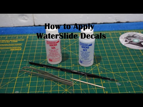How to Apply Waterslide Decals- Using Micro Sol and Set