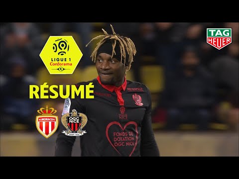 AS Monaco - OGC Nice ( 1-1 ) - Résumé - (ASM - OGCN) / 2018-19