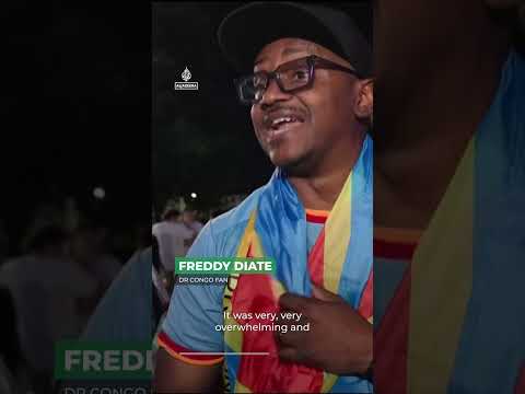 DR Congo fans celebrate reaching World Cup knockout stage | AJ #shorts