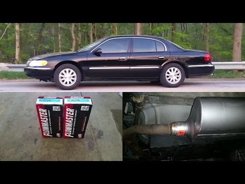 Flowmaster Super 40s & Cat Delete on a Lincoln Continental