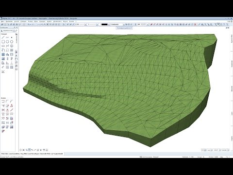 ALLPLAN Geländeplanung für Architekten - Gelände aus Punktdatei