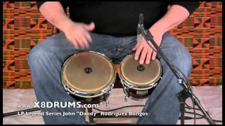 Bongos at X8 Drums: LP Legend Series John 