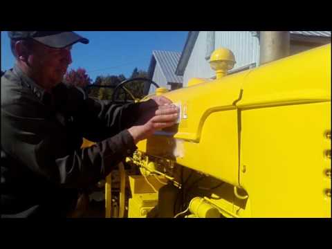Installing Decals on a Tractor