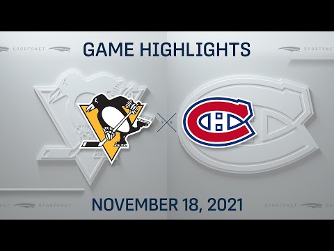 NHL Highlights | Penguins vs. Canadiens - Nov. 18, 2021