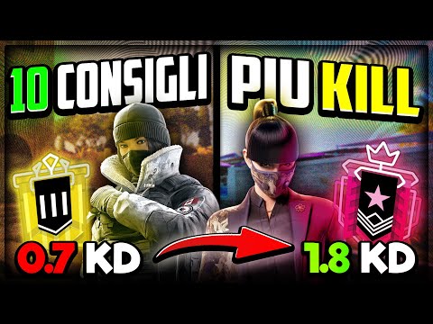 10 CONSIGLI per FARE PIU KILL e MIGLIORARE LA MIRA su RAINBOW SIX SIEGE!