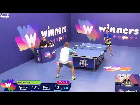 WINners CUP table 2  29.08  Tveritinov Roman - Kireev Andrei  15:00