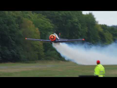 Walter Eichhorn takes off at Elz Flugplatz