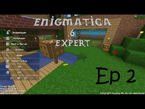 Enigmatica 6 Expert - Resourceful Bees Playthrough Ep 2 - Home