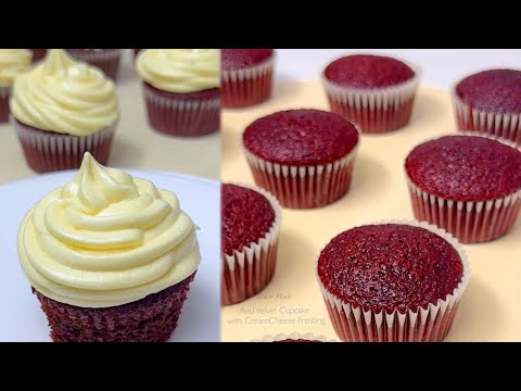 RED VELVET CUPCAKE with Cream Cheese Frosting Recipe