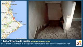 preview picture of video '1 baño Vivienda de pueblo se Vende en Rafelcofer, Valencia, Spain'