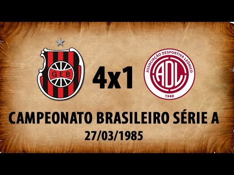 G.E.Brasil 4x1 Leônico-BA - Campeonato Brasileiro 1985