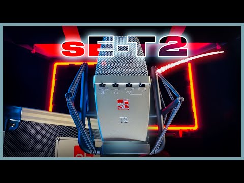 sE Electronics T2 (Titanium-sputtered capsule) - Large Diaphragm Multipattern Condenser Microphone with Shock Mount and Hard Case! **FREE SHIPPING!** imagen 4