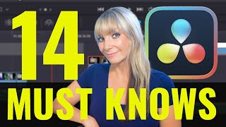 14 DaVinci Resolve Tips You MUST KNOW! Beginner to Pro!