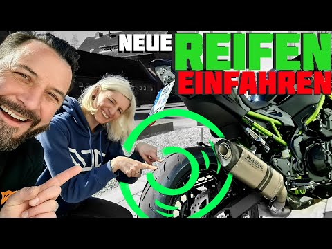 Neuen Reifen einfahren // Kawasaki Z900