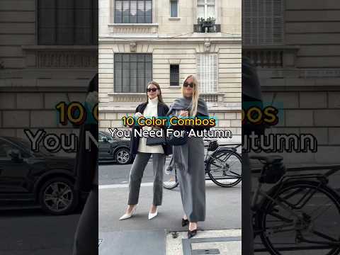 10 chic fall color combos to elevate your autumn style ✨🍂#autumnoutfits #colorcombos #chicstyle