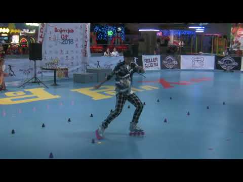 04 20180804 Moscow Rollerclub Cup Freestyle Slalom Classic Junior Men Chou Po Wei 04 place