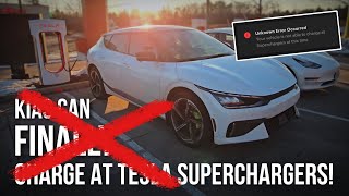 And It's Gone... Kia Access to Tesla Superchargers Removed (For Now)