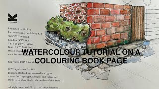 Beginner’s Tutorial: Painting brickworks,stones, pavements with watercolours