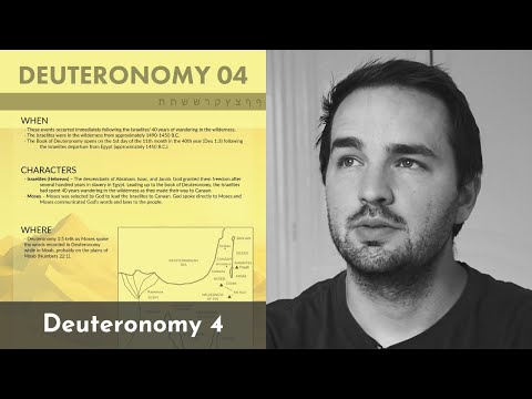 Deuteronomy 4 Summary: 5 Minute Bible Study