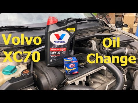 How To - 2004 Volvo XC70 oil change step by step.