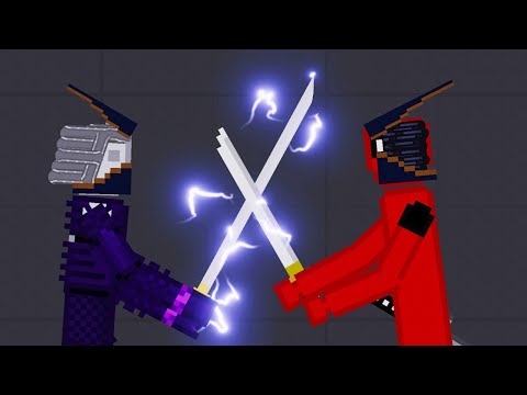Lightning Samurai VS Ninja in People Playground 1.9.5