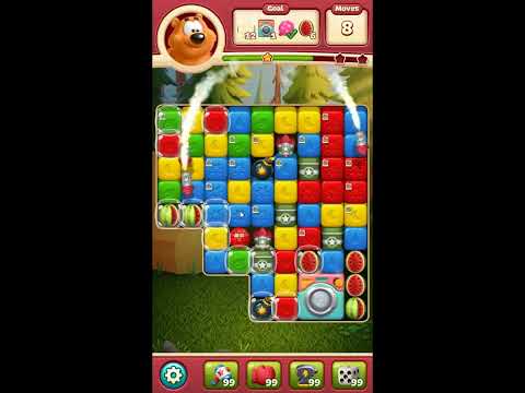 Toon Blast Level 7784 - NO BOOSTERS 🐻🐺🐱 | SKILLGAMING ✔️