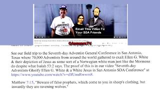Inspired Racism by Seventh-day Adventist Ellen White:Jesus was a white man, Blacks will become white
