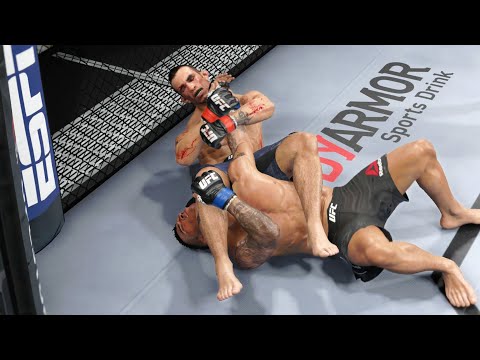 UFC 256 Ferguson vs Oliveira Full Fight Highlights | UFC Flyweight (UFC 4)