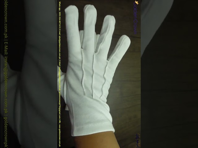 Vídeo relacionado con THE MASONIC COLLECTION Guantes de algodón blanco para hombre para reuniones formales, camareros, grupos, eventos y ceremonias: suaves y ligeros con material lavable y reutilizable.