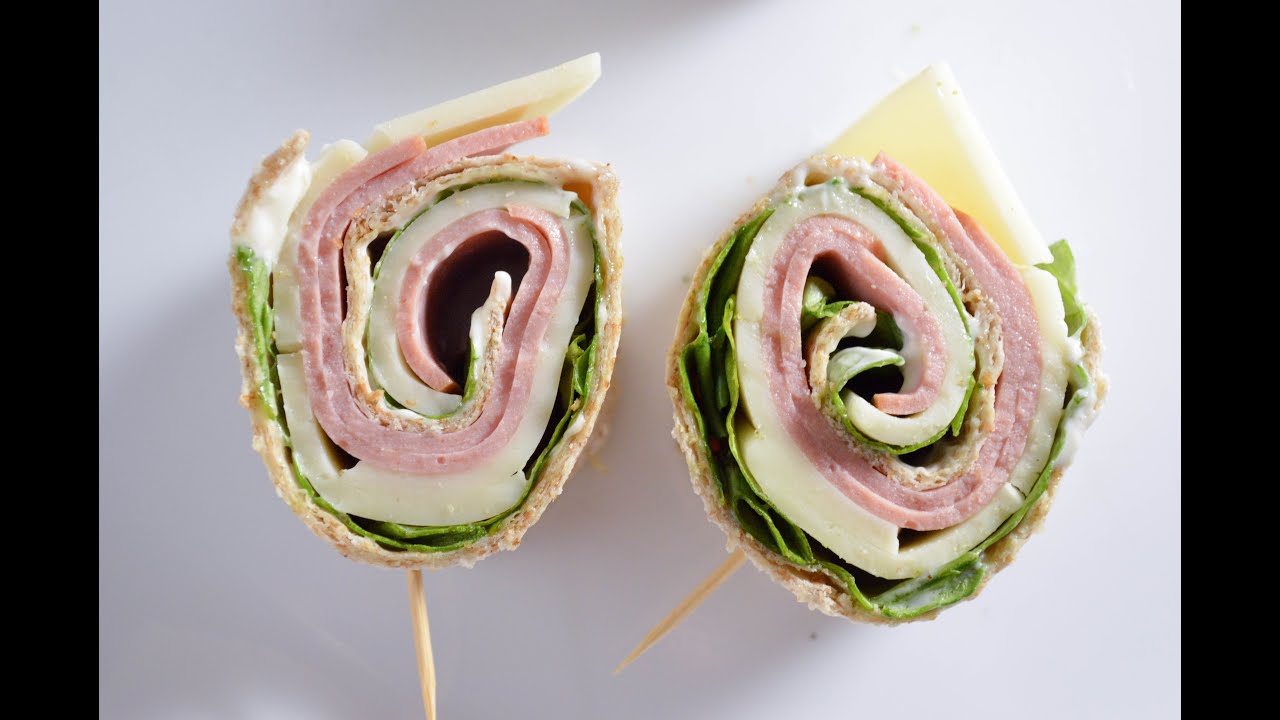 Ham & cheese Pinwheel sandwich