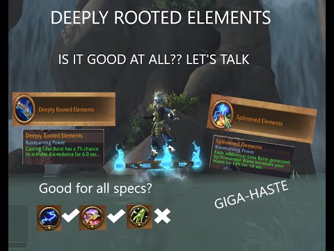 IS DEEPLY ROOTED ELEMENTS OKAY IN 9.2?? | PTR SHAMAN BUILDS!
