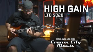 Video thumbnail for HIGH GAIN: ESP LTD Stephen Carpenter SC-20 Electric Guitar Demo by Cream City Music