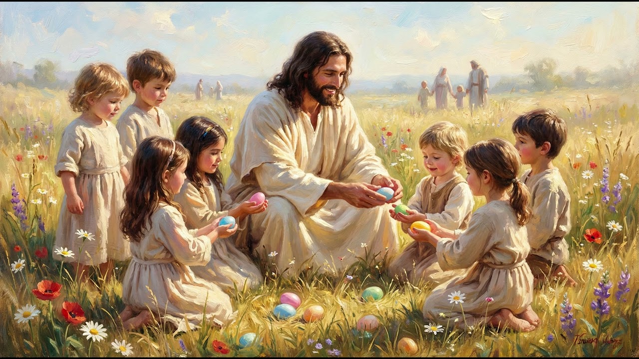 4K Easter Resurrection of Jesus Christ Oil Painting|Christian Frame TV Art  Risen Christ Screensaver