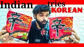 KOREAN SPICY NOODLE REVIEW Nongshim Shin Ramyun Noodle Soup