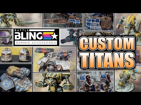 Custom 40k Adeptus Titanicus Bits You Have To See: Battle Bling Unboxing